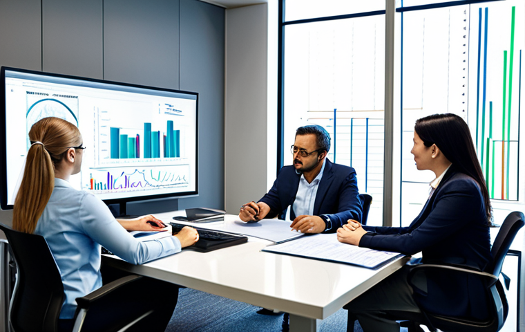 **

"A diverse group of people, fully clothed in business casual attire, gathered around a table discussing investment strategies, charts and graphs displayed on a screen in the background, a modern office setting, safe for work, appropriate content, perfect anatomy, natural proportions, professional, family-friendly, the atmosphere is optimistic yet cautious, reflecting the balance of risk and reward, focus on collaboration and analysis."

**